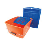 CUBETA DE PLASTICO 16L CON REJILLA